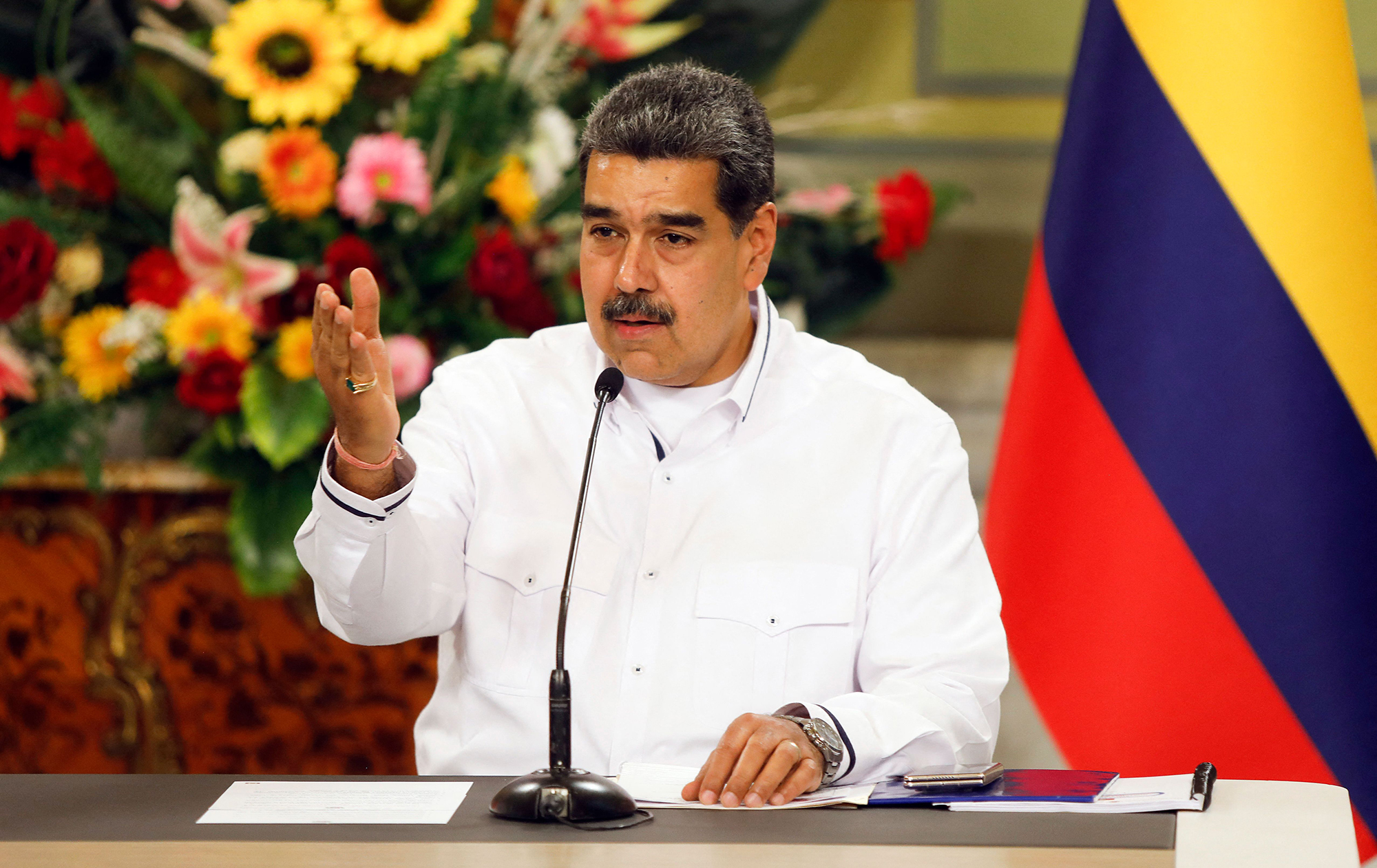 Gas, gunfire, and water cannons: Protests against Maduro erupt in Venezuela